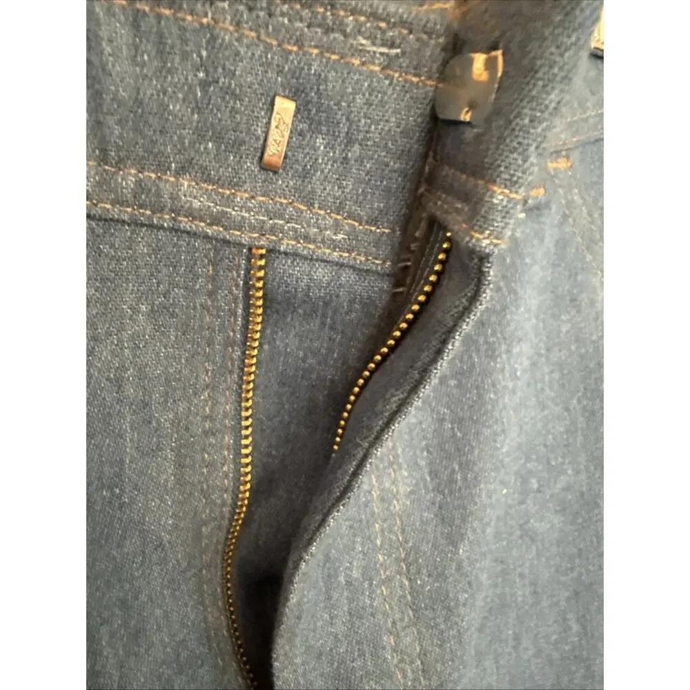 Mens Wrangler Western Pants 56% Cotton 44% Polyester Blue 38/29 Made in USA